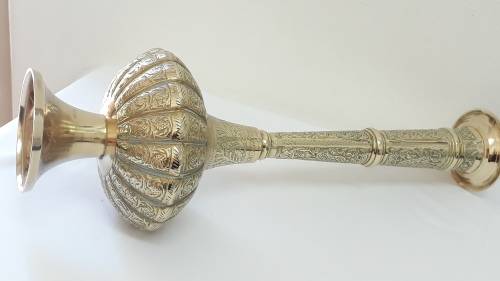 Vintage brass vase