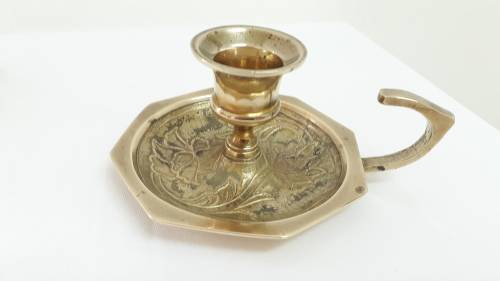 Vintage brass candle holders