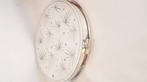 Vintage German silver compact