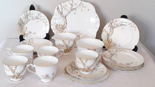 Vintage Royal Delphine Bone China