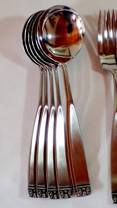 Vintage Japanese stainless steel flatware
