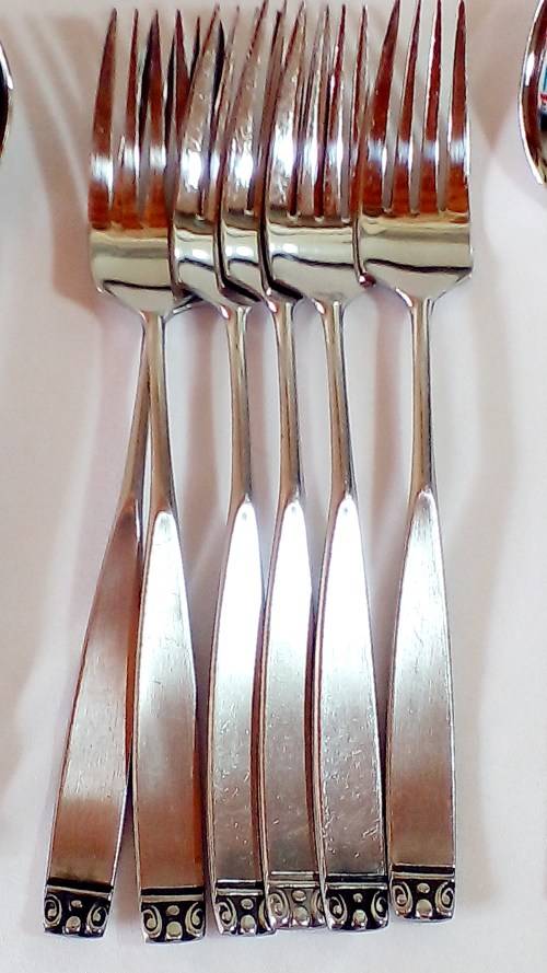 Vintage Japanese stainless steel flatware