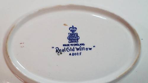 Vintage Booths `Real Old Willow` plate
