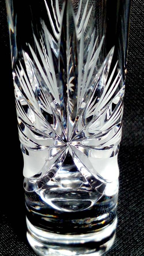 Vintage crystal vase
