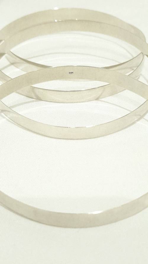 Sterling silver bangles