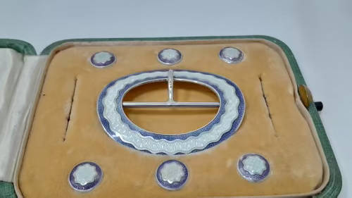 Antique Levi & Salaman sterling silver set