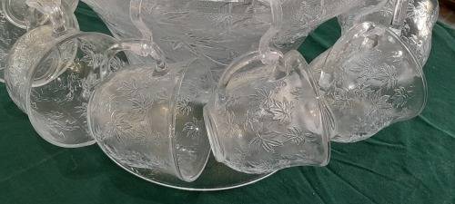 Vintage Pachira punch bowl