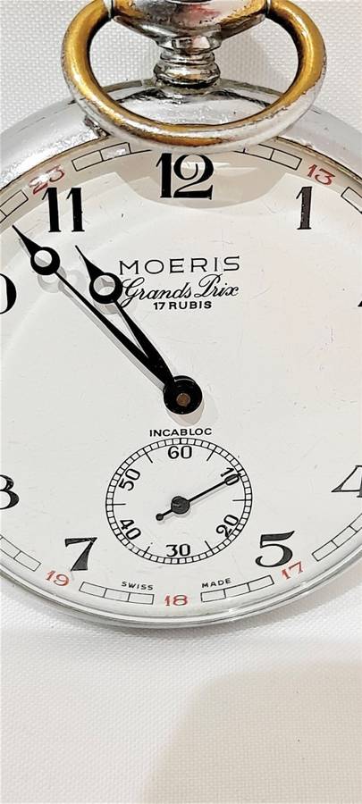 Vintage Moeris  Grands Prix pocket watch