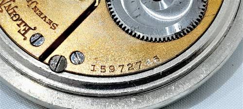 Antique Elgin National Watch co pocket watch