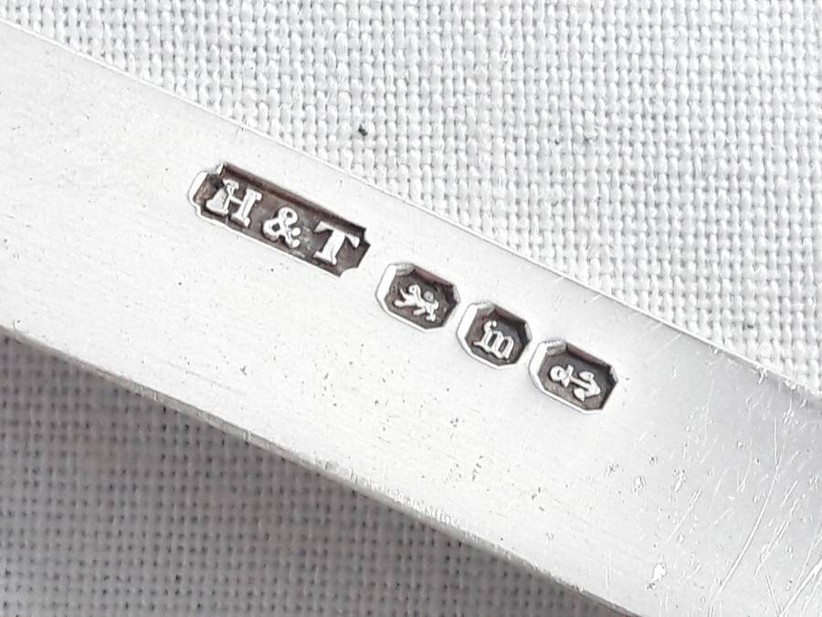 Antique H&T sterling silver fruit knife
