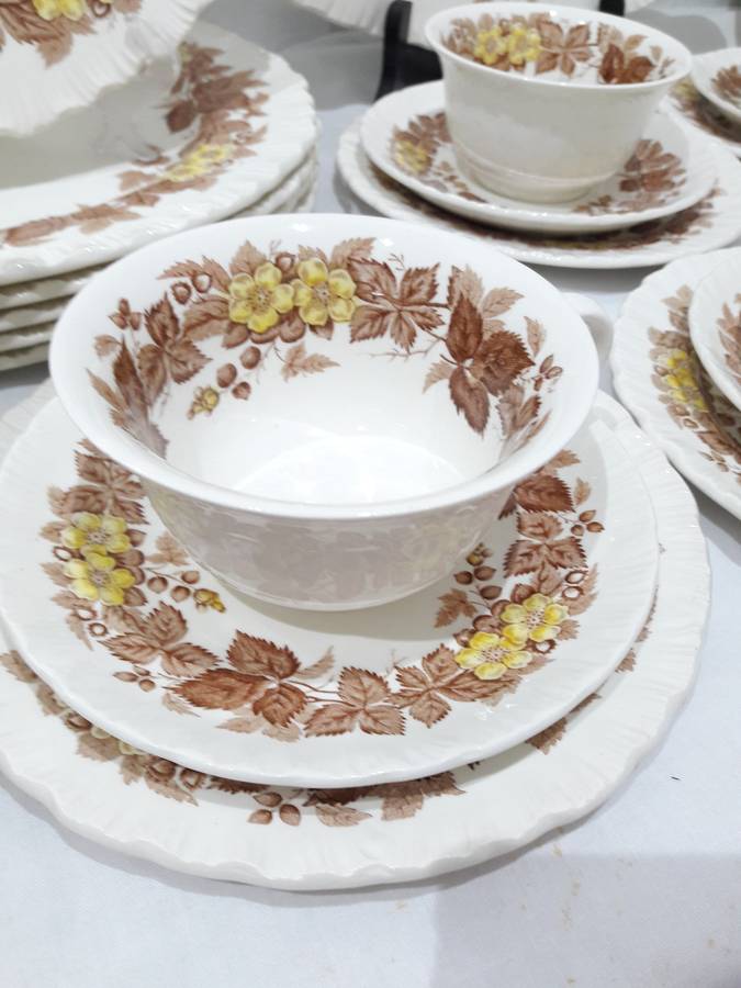 Vintage Wedgwood `Wildbriar` dinnerset