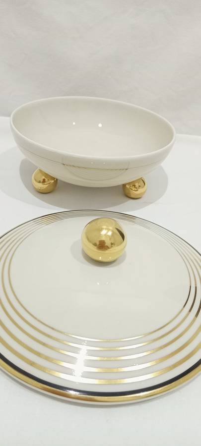 Vintage Plankenhammer `Floss` bon bon dish