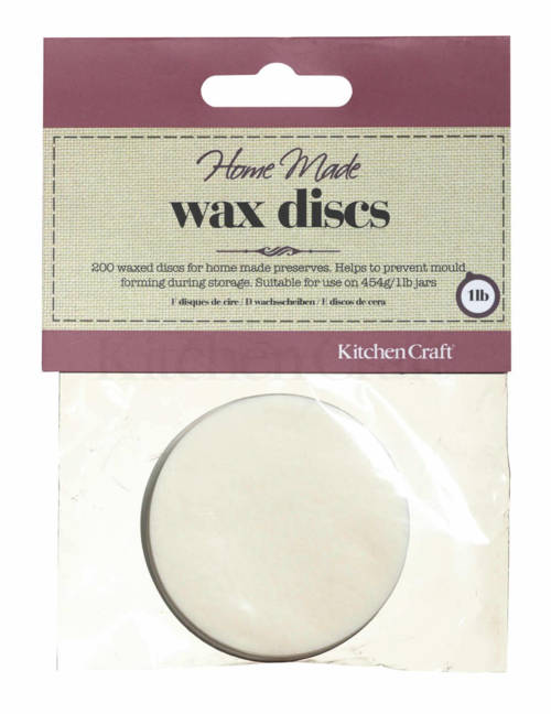 WAX DISCS FOR JAM JARS 200 PIECES WAX DISCS