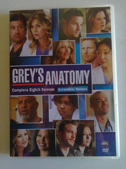 GREYS ANATOMY SERIES 8 - BOX SET GREYS ANATOMY