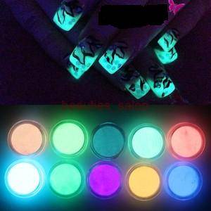 10 Neon Colors FLUORESCENT acrylic Powder