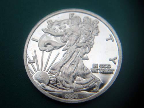 Lot of .999 Silver American Liberty 1 Gram Coins - 5x Coins - One bid takes all.