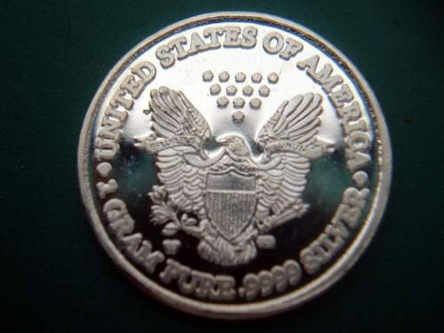 Lot of .999 Silver American Liberty 1 Gram Coins - 5x Coins - One bid takes all.