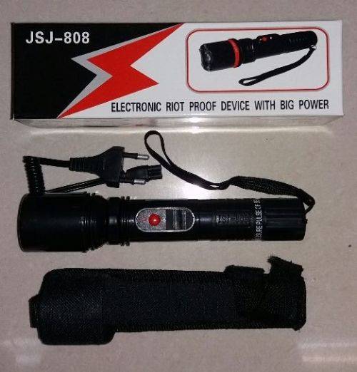 Tazer shock stick electronic with flashlight