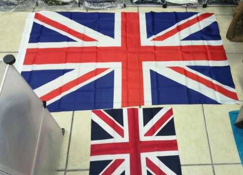 UK Flag 150 cm x 90 cm with Free Uk bandana 54 cm x 54cm