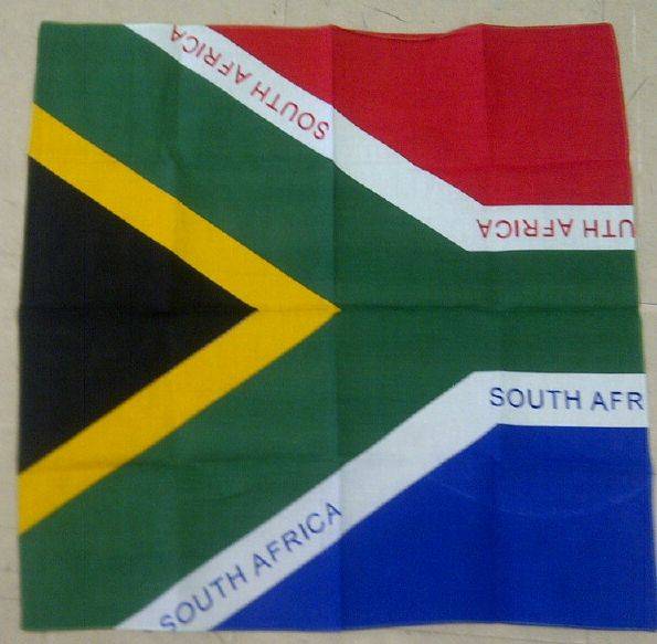 Bandanna SA Flag bandana 55cm x 55cm