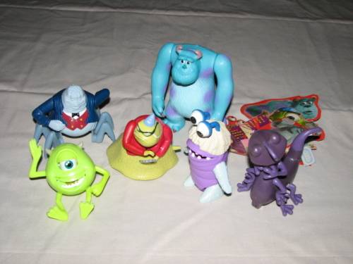 Monster Inc Happy Meal Set