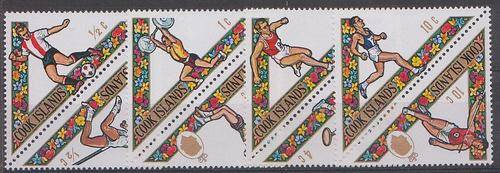 Cook Islands 1969 4 pairs ** um