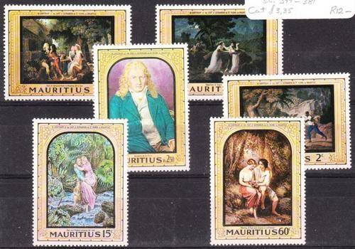 Mauritius SG377-381 um