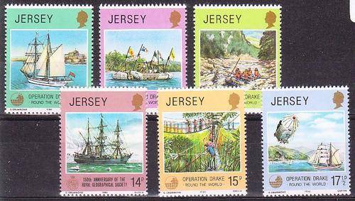 Channel Islands Jersey (6) ** 1980 Operation Drake