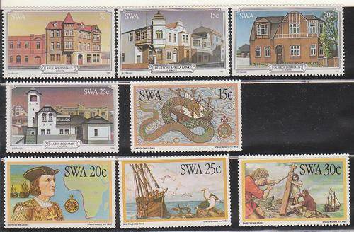Namibia & SWA  1981-2  (8) **
