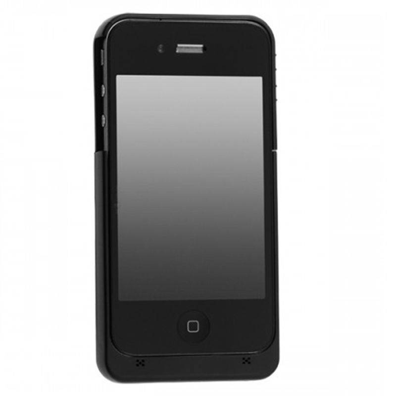 Backup Power Bank External Battery 2200 mah charging Case Cover Charger For iPhone 4