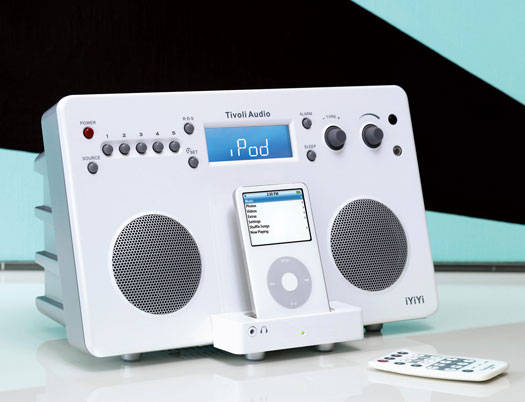 Tivoli iYiYi iPod player and radio (White) - very good condition