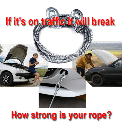 Heavy Duty Emergency Tow Rope