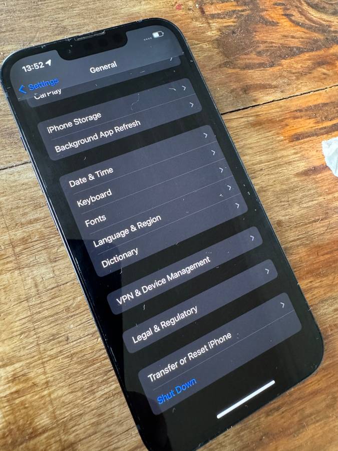 iPhone 13 256 GB Black - Used