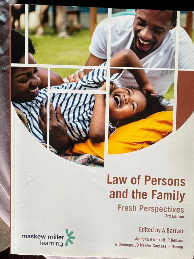 Law of Persons and Family - Fresh Perspectives 3rd Edition