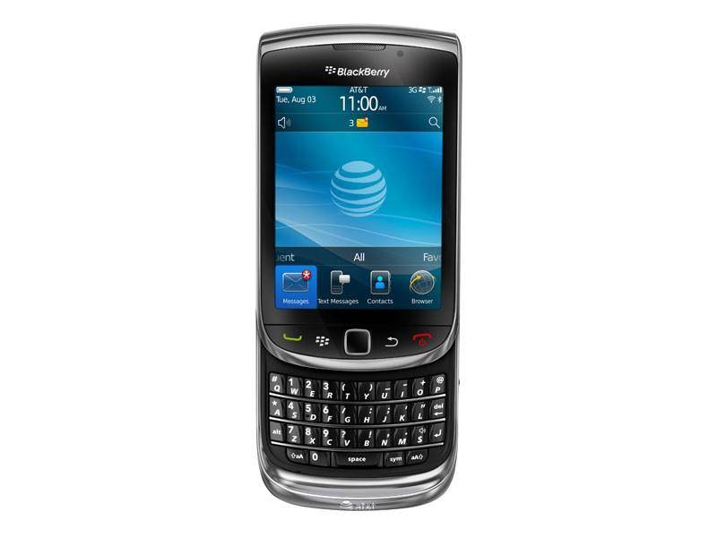 BlackBerry Torch 9800 Quadband Dual Sim Cards WIFI TV Slider Cell Phone