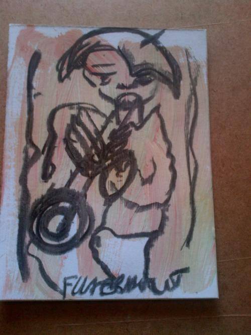 Original Authenticated mixed media Claerhout