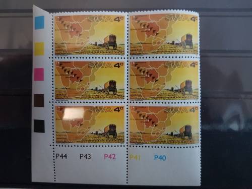 1974 Centenary Thirstland MNH C/Block of 6 SACC 278