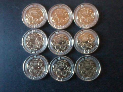 ** 9 x SARB 2011 90th ANNIVERSARY  R5 UNCIRCULATED COINS  - BID PER COIN !!**GETTING SCARCE !!