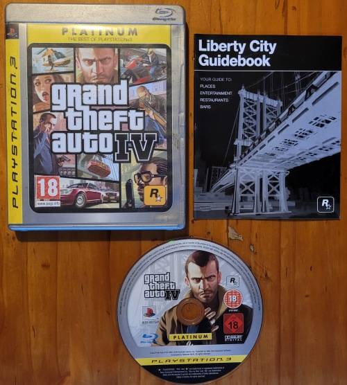 Grand Theft Auto IV (Platinum) - PS3 - Complete