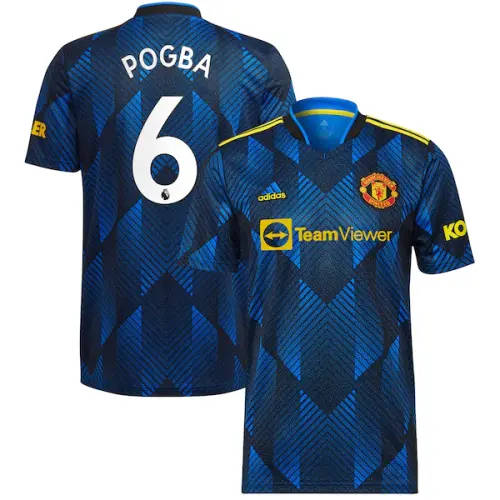Manchester United Football Jersey 3rd Kit Pogba Large