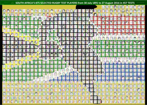 SA Rugby Art Poster