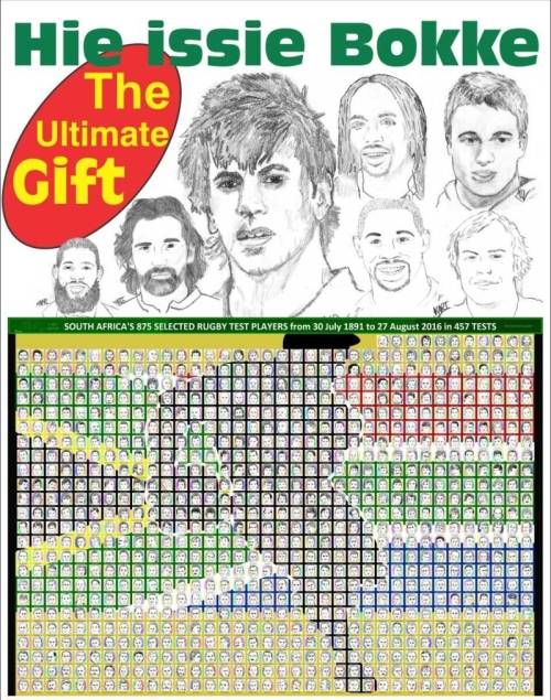SA Rugby Art Poster