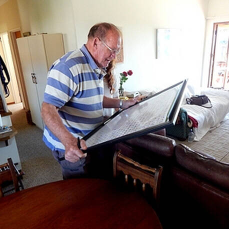 Limited Print of SA Rugby Poster autographed by Legend Hannes Marais