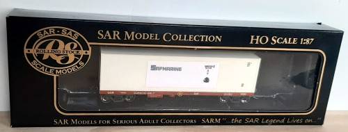 SARM SAR Container wagon with Kadees boxed