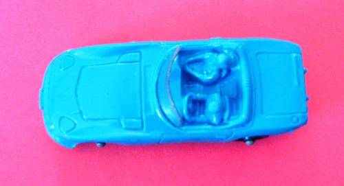 SCARCE "TOMTE LAERDAL" PLASTIC CAR FROM THE 60'S FROM NORWAY. NO 24 TOYOTA 2000 COUPE. NOT DINKY.
