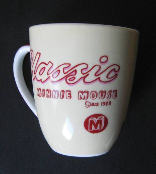 RETRO DISNEY "MINNIE MOUSE" PORCELAIN COFFEE MUG BY CHURCHILL. NO CHIPS.