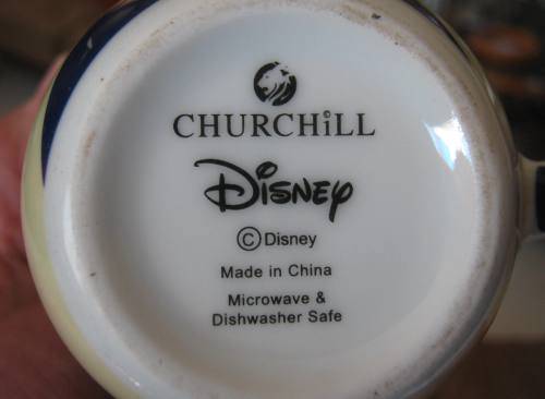RETRO DISNEY "MINNIE MOUSE" PORCELAIN COFFEE MUG BY CHURCHILL. NO CHIPS.