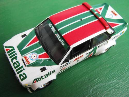 MINT FIAT 131 ABARTH RALLY CAR BY DE AGOSTINI. NOT DINKY OR CORGI.