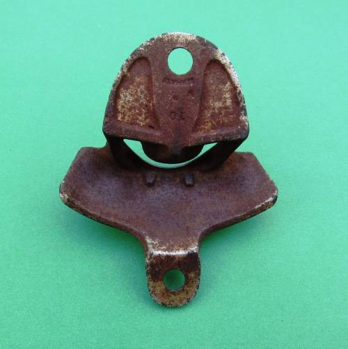 RARE `PEPSI-COLA` METAL ICE-BOX BOTTLE OPENER. VINTAGE, GENUINE AND ORIGINAL.