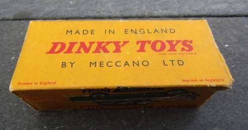 NEAR MINT AND BOXED NO 189 TRUIMPH HERALD FROM MECCANO DINKY, ENGLAND. NOT LESNEY. NOT CORGI.